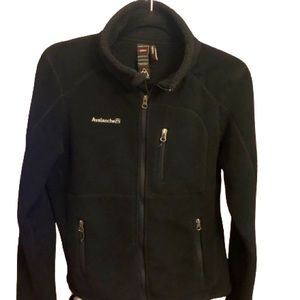 Avalanche Thermal Full Zip Women’s Black Fleece Jacket Size M EUC